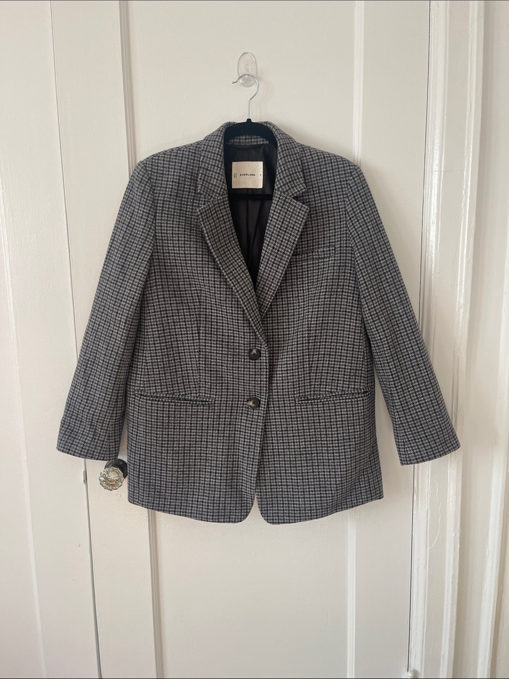 Everlane Oversized Houndstooth Wool Blazer - Picture 6 of 13
